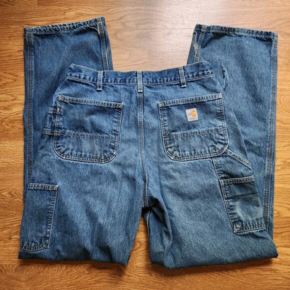 Carhartt FR Jeans Mens 33x36 Carpenter Pants Fire Resistant 2112 CAT 2 Workwear - Picture 8 of 16